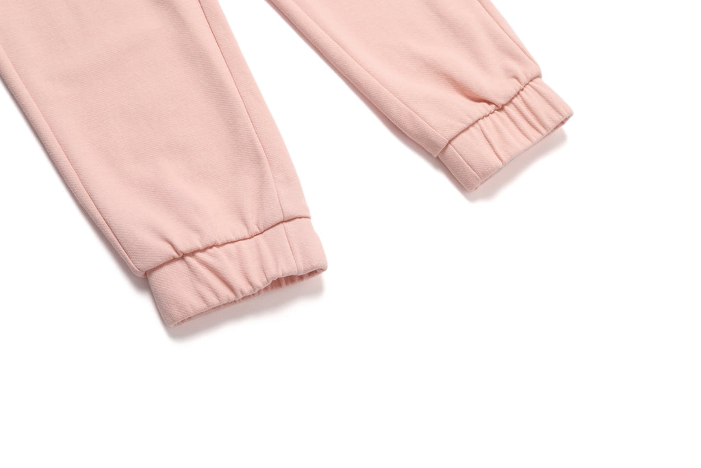 Kids Sweatshirt And Joggers Set- Peach