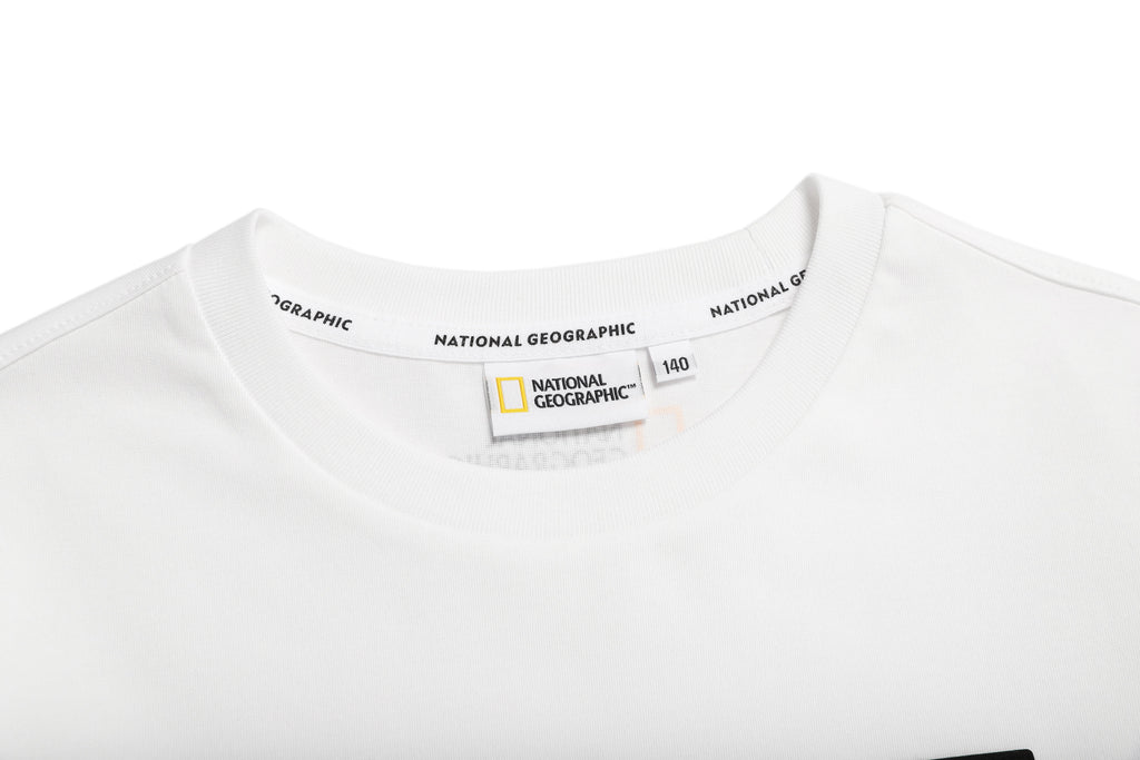 Kids Neody Small Logo Long Sleeve Shirt- White