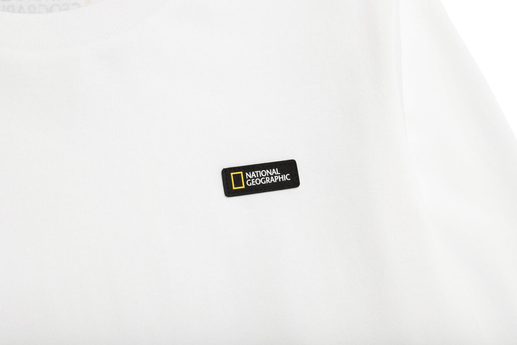 Kids Neody Small Logo Long Sleeve Shirt- White