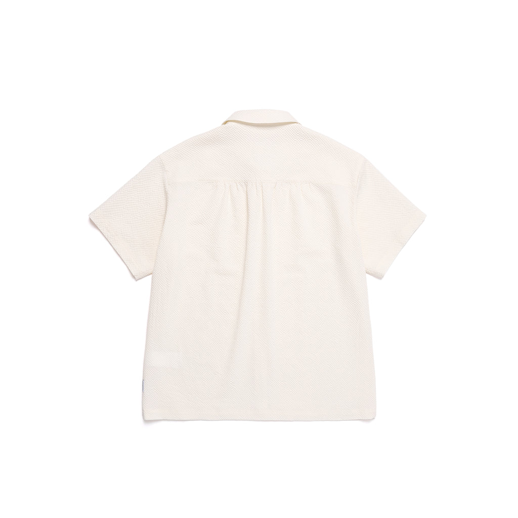Women'S Seersucker Over-Fit Cover Up Shirt- Birch