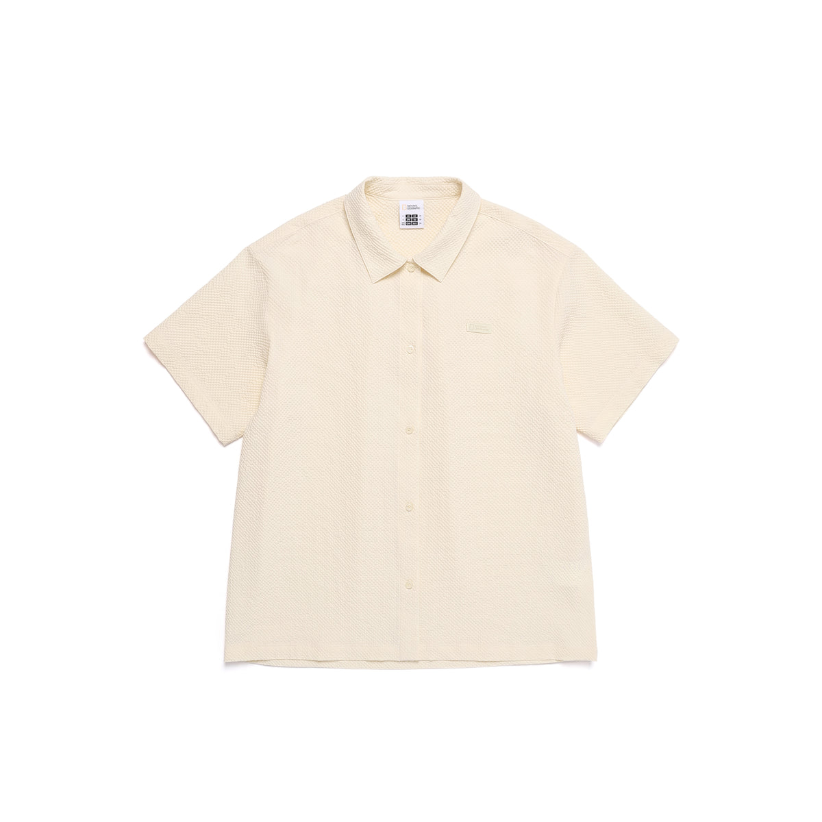 Women'S Seersucker Over-Fit Cover Up Shirt- Butter