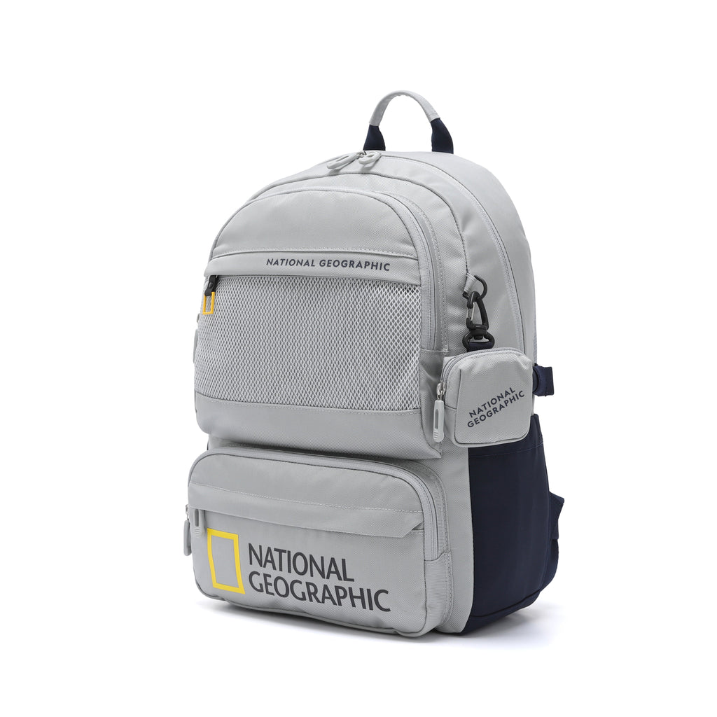 Kids Optimus Backpack W Logo- Lgrey