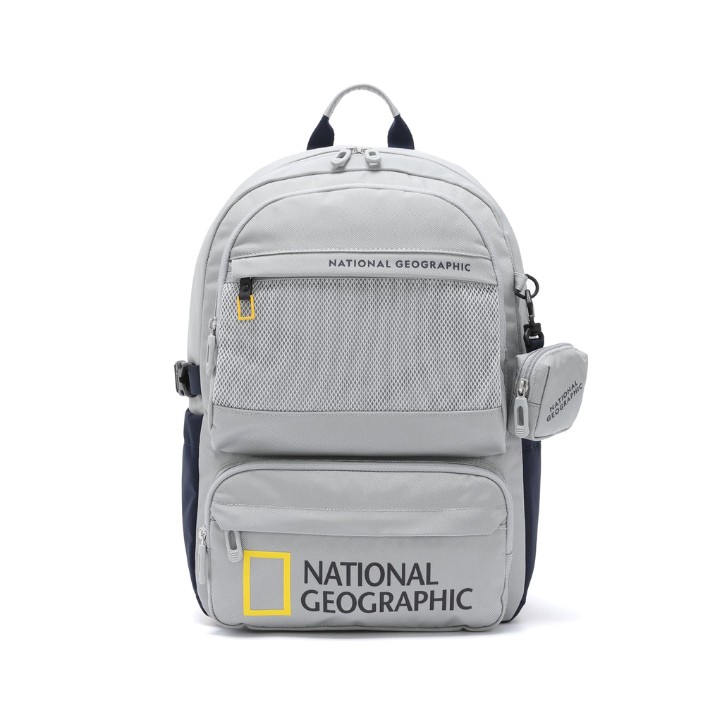 Kids Optimus Backpack W Logo- Lgrey