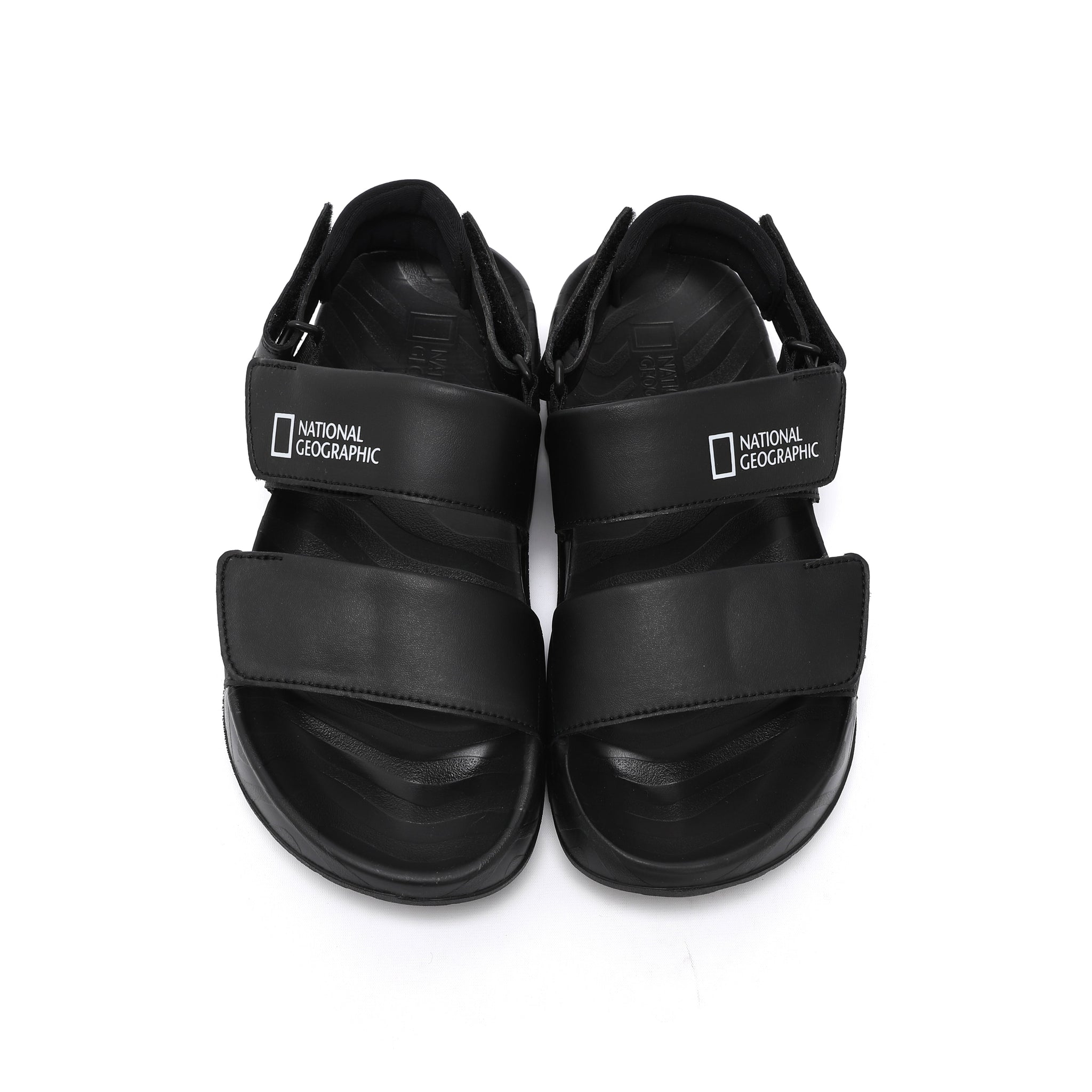 BETTA SANDALS W/ LOGO ON STRAP BLACK