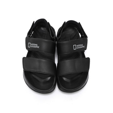 BETTA SANDALS W/ LOGO ON STRAP BLACK