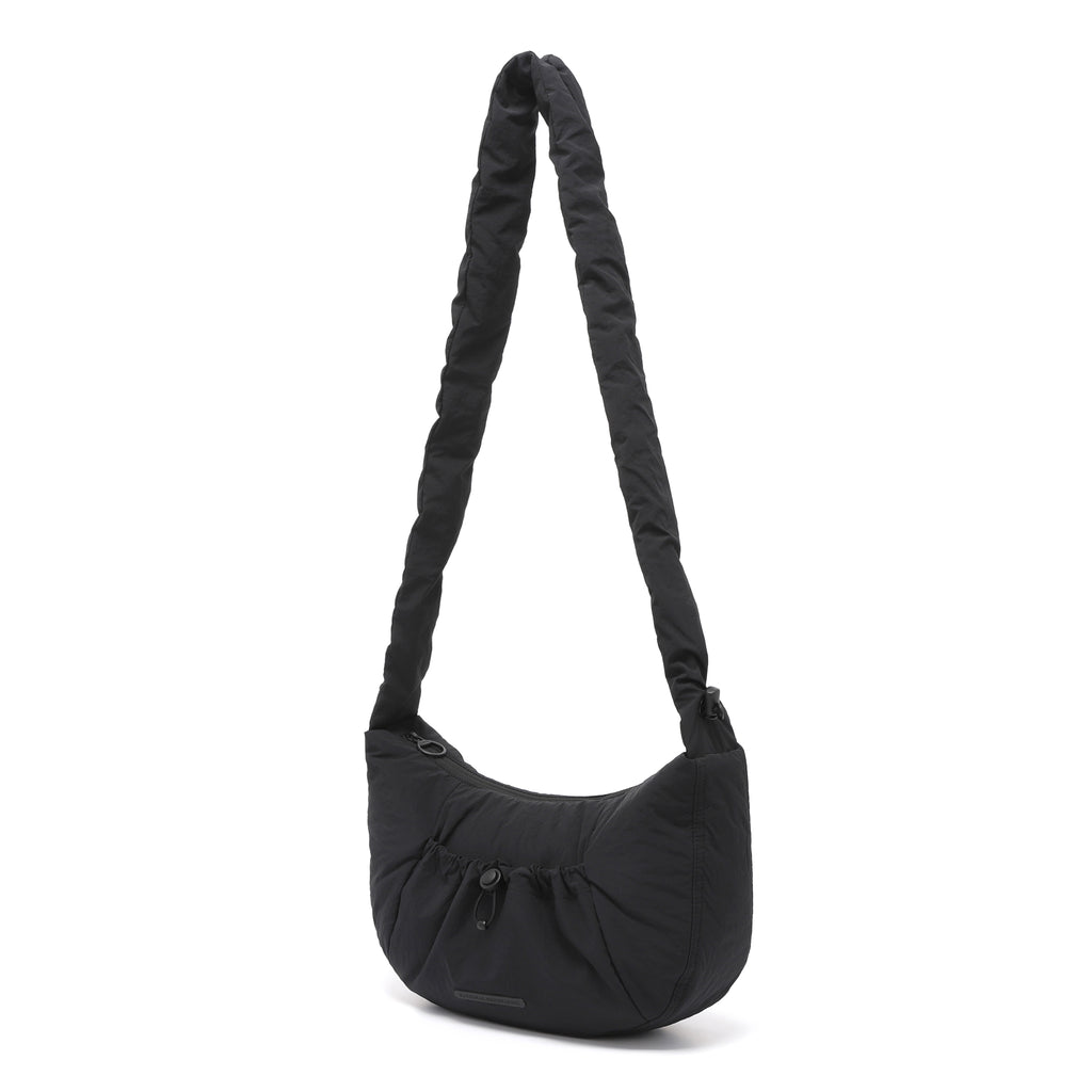 Women'S Padded String Bag- Black