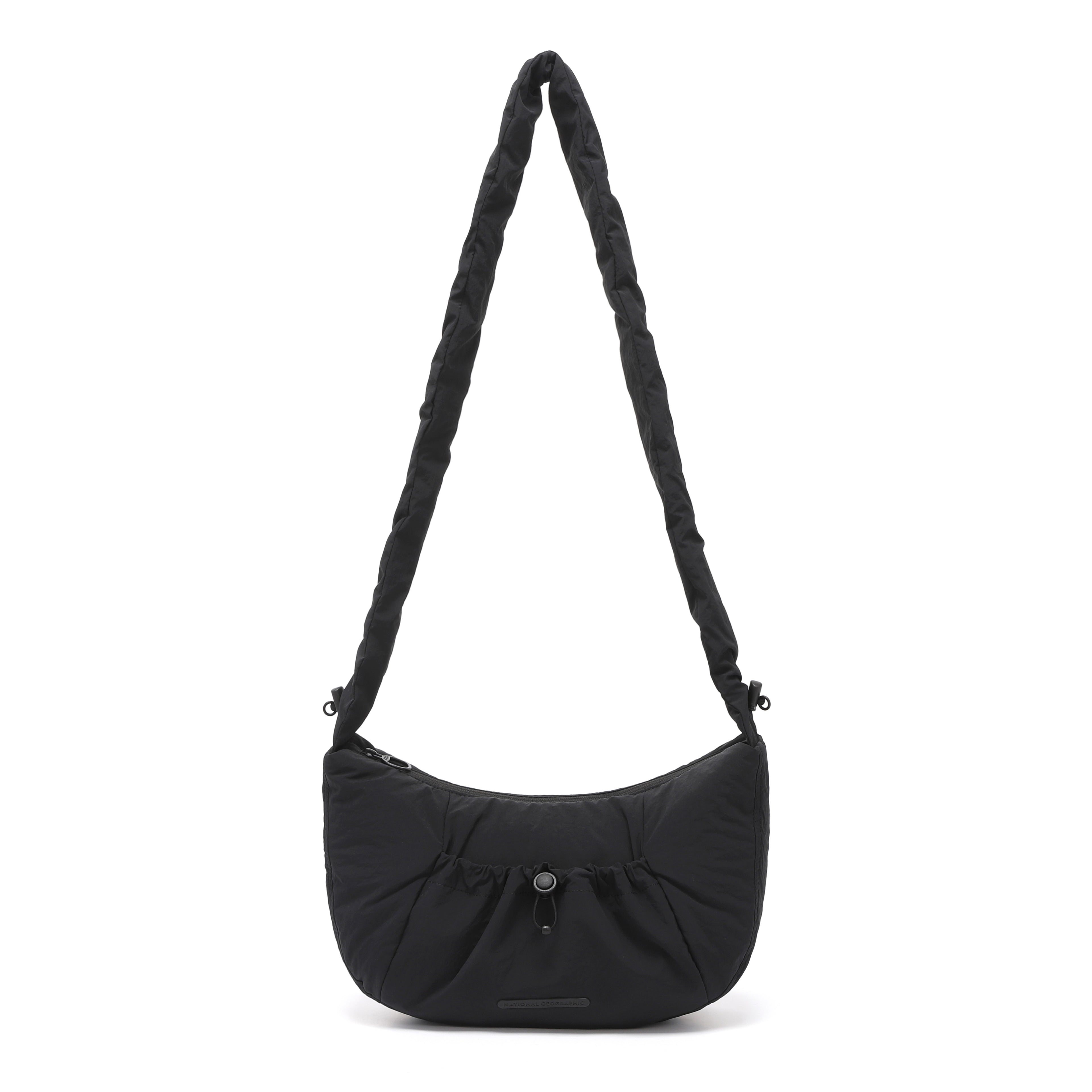 Women'S Padded String Bag- Black