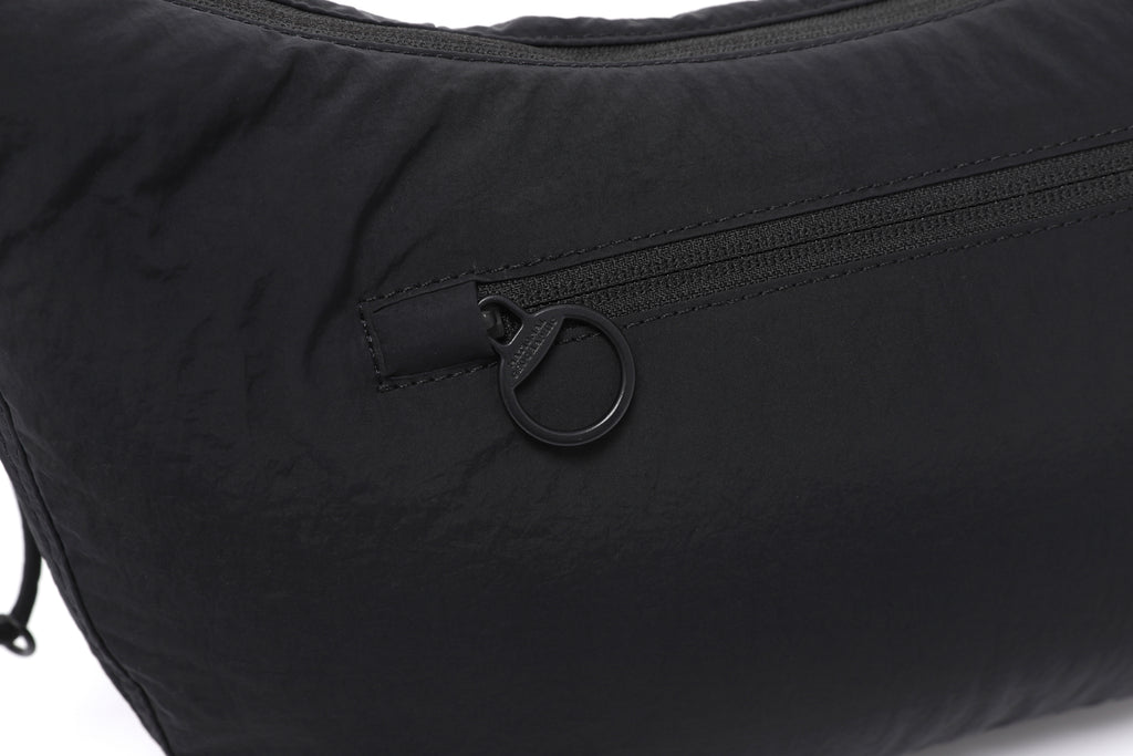 Women'S Padded String Bag- Black