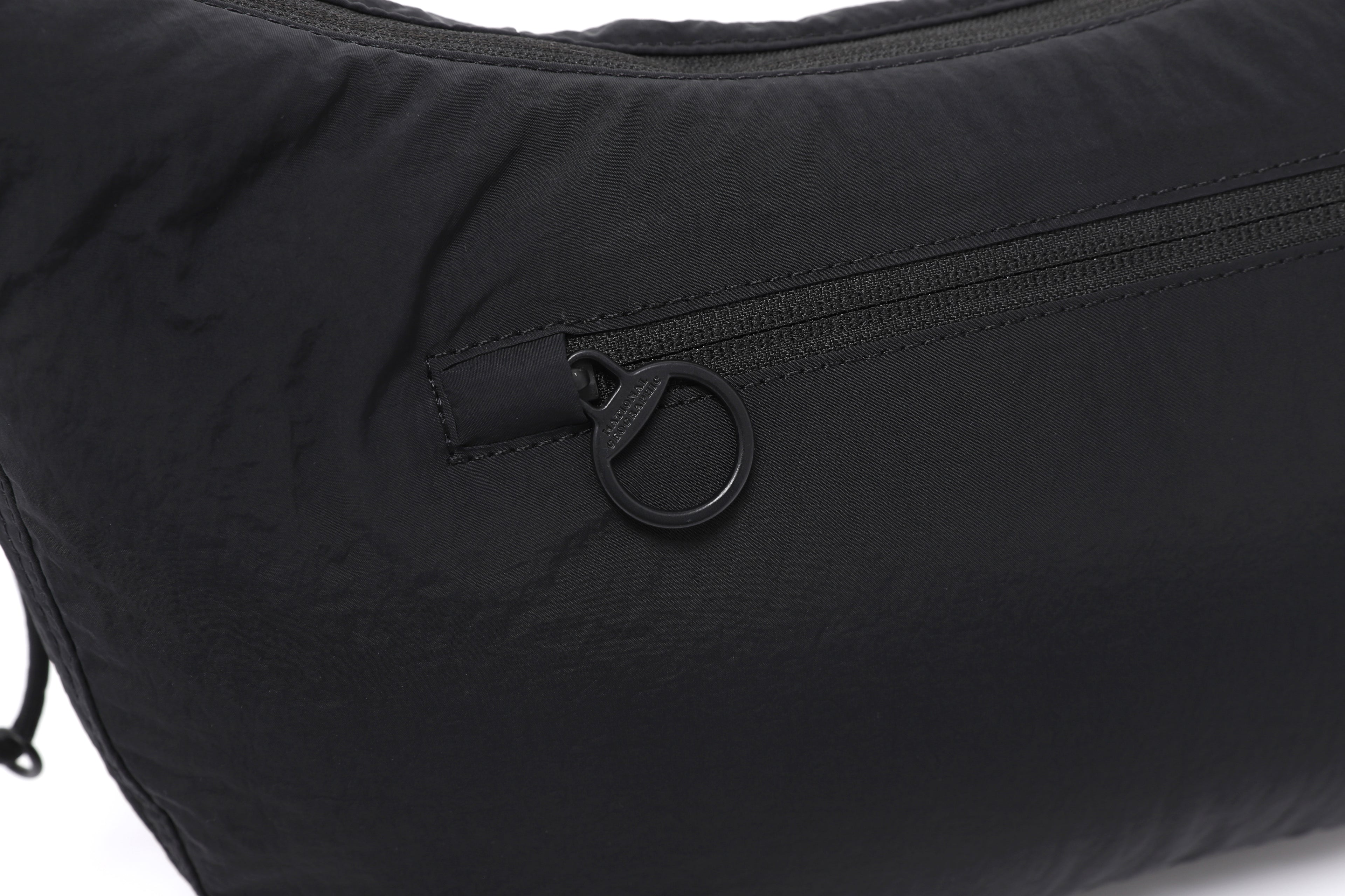 Women'S Padded String Bag- Black