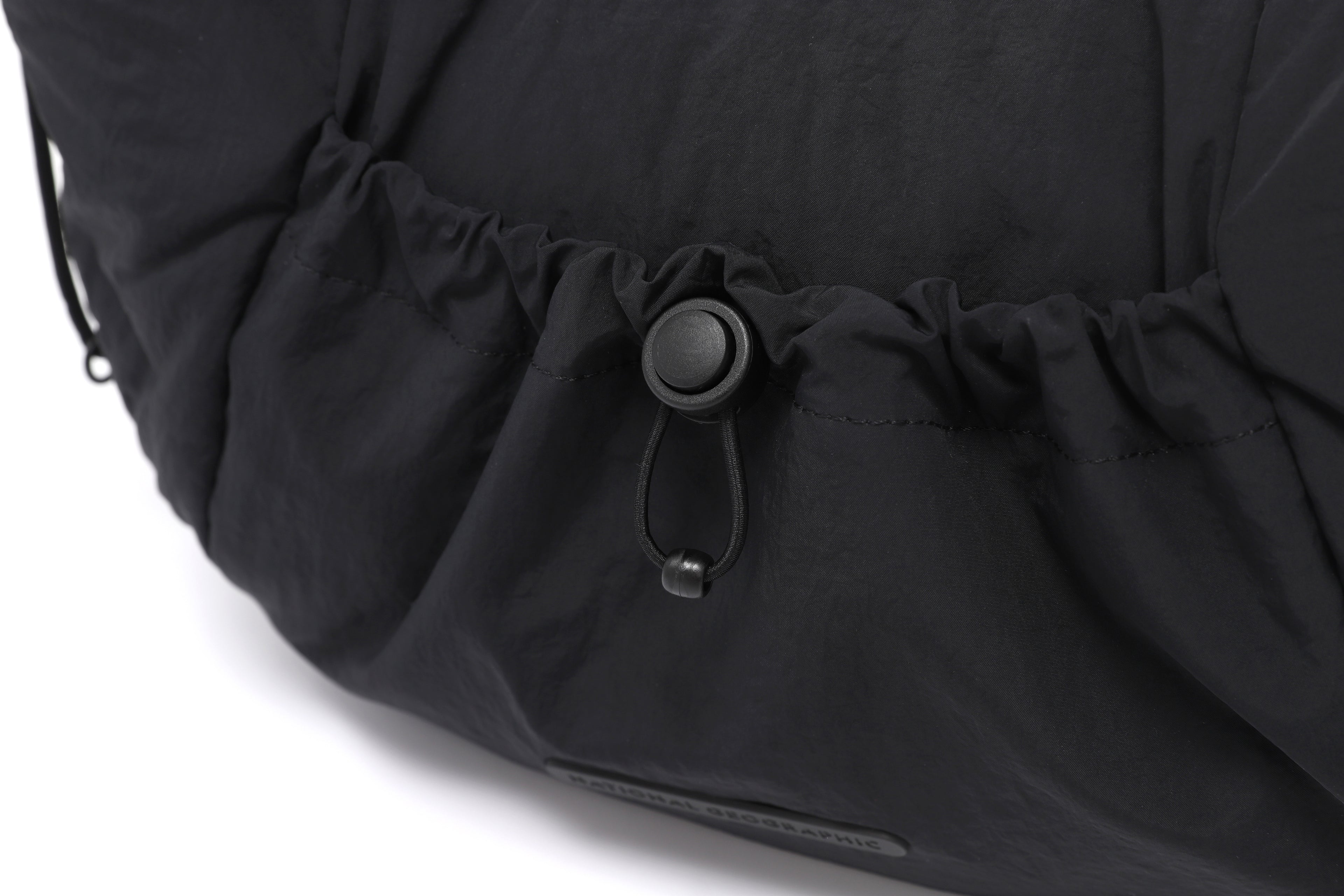 Women'S Padded String Bag- Black