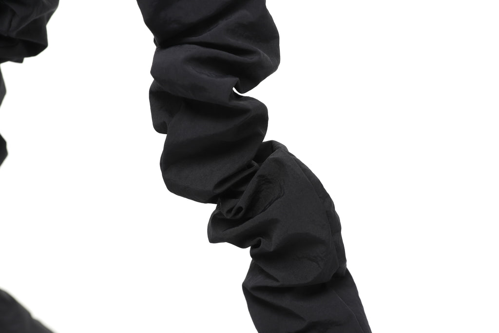 Women'S Padded String Bag- Black