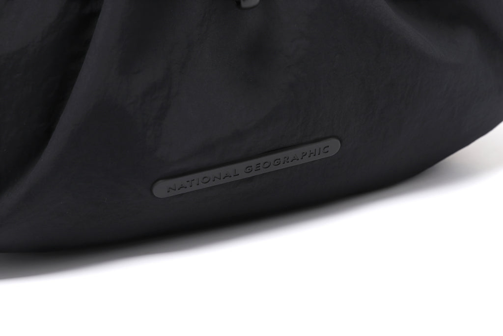 Women'S Padded String Bag- Black