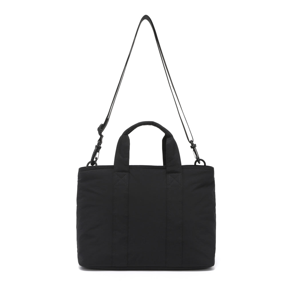 Unisex Light Wide Tote Bag- Black