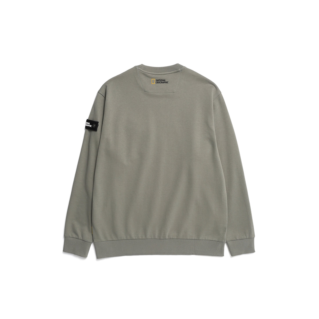 MEN'S SWEATSHIRT WITH CHEST POCKET- KHAKI