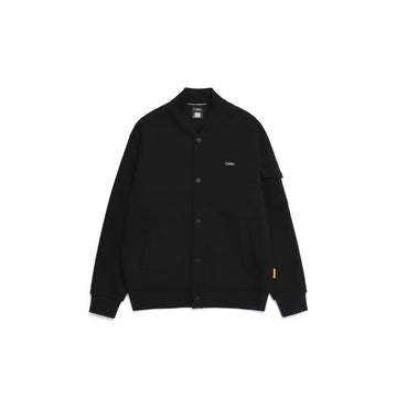 UNISEX MARGAY STADIUM JUMPER- CARBON BLACK