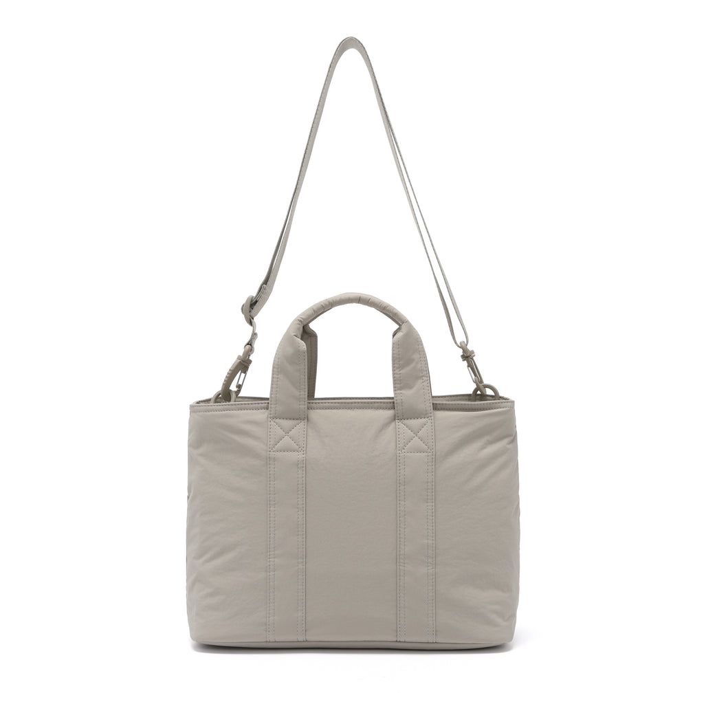 Unisex Light Wide Tote Bag- Beige