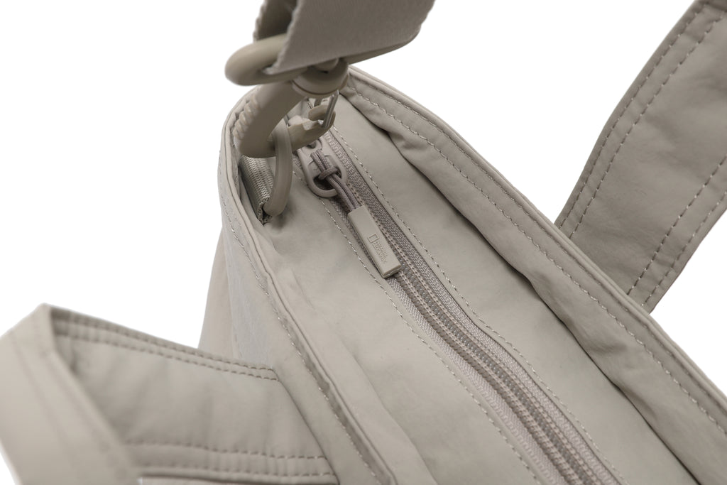 Unisex Light Wide Tote Bag- Beige