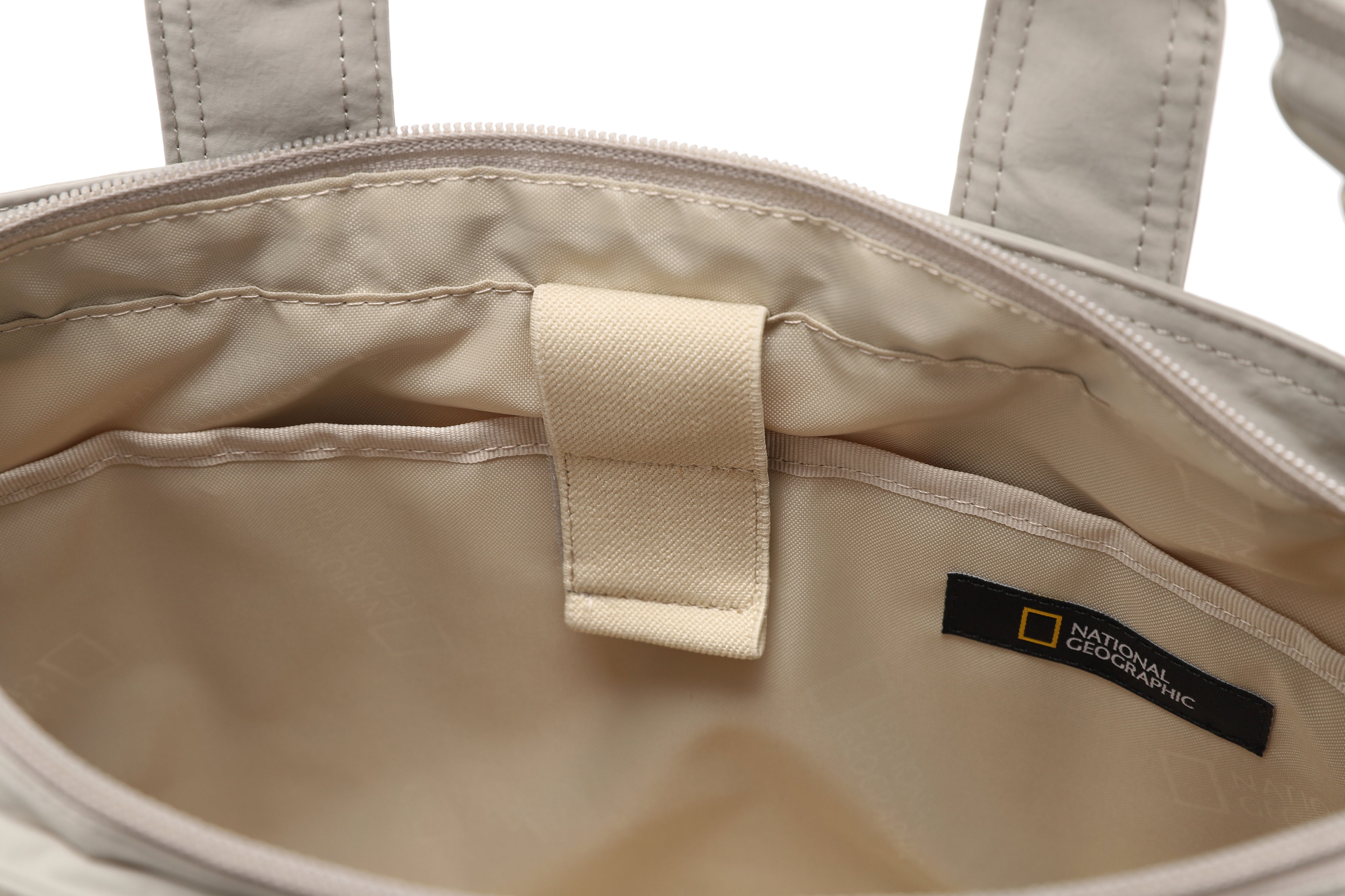 Unisex Light Wide Tote Bag- Beige