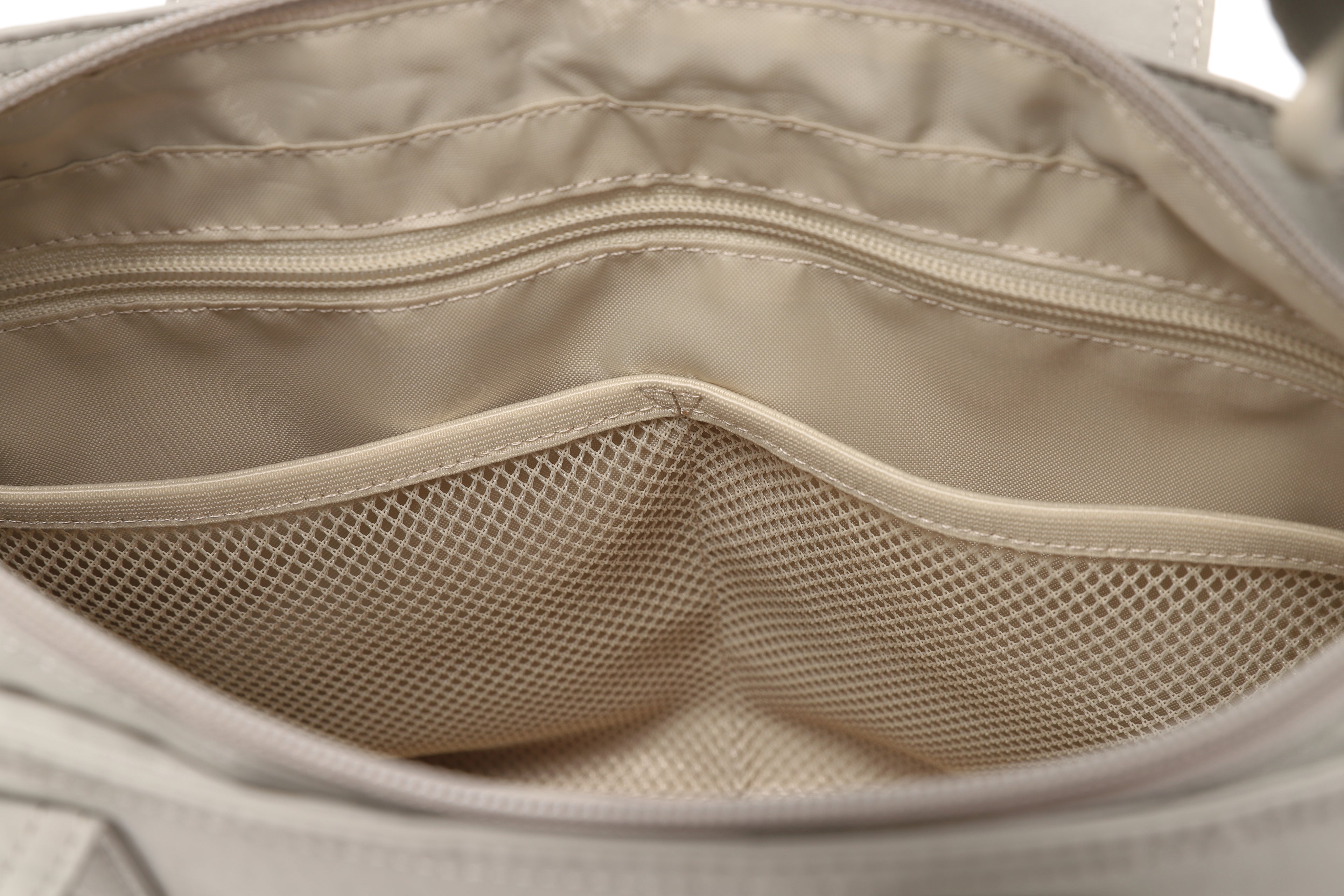 Unisex Light Wide Tote Bag- Beige