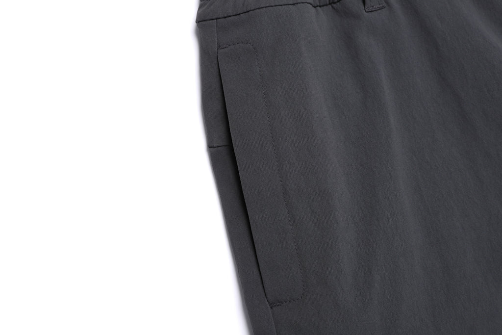 Men'S Cargo Semi Loose Straight Pants- Grey