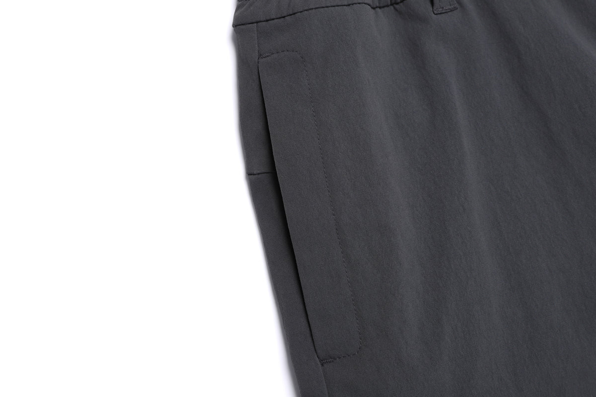 Men'S Cargo Semi Loose Straight Pants- Grey