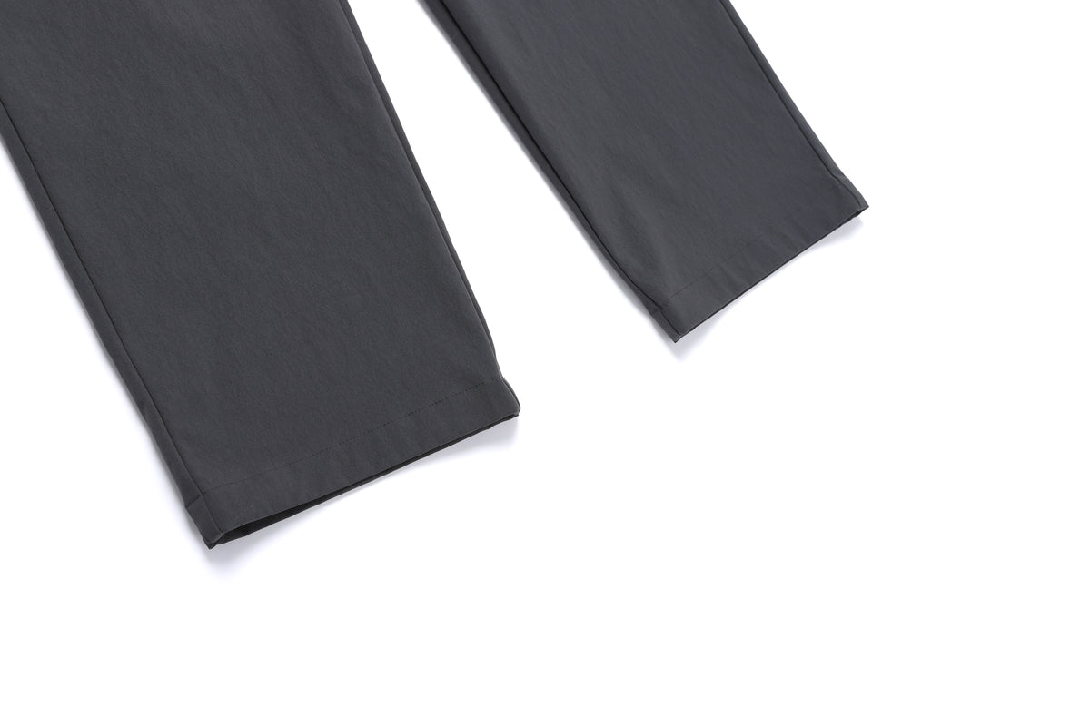 Men'S Cargo Semi Loose Straight Pants- Grey