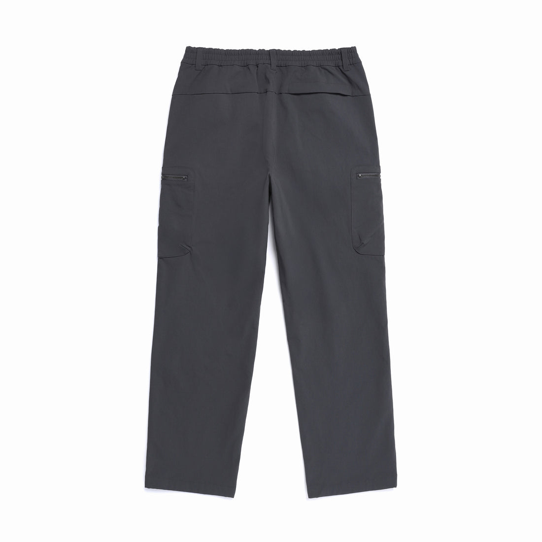 MEN'S CARGO SEMI LOOSE STRAIGHT PANTS- GREY