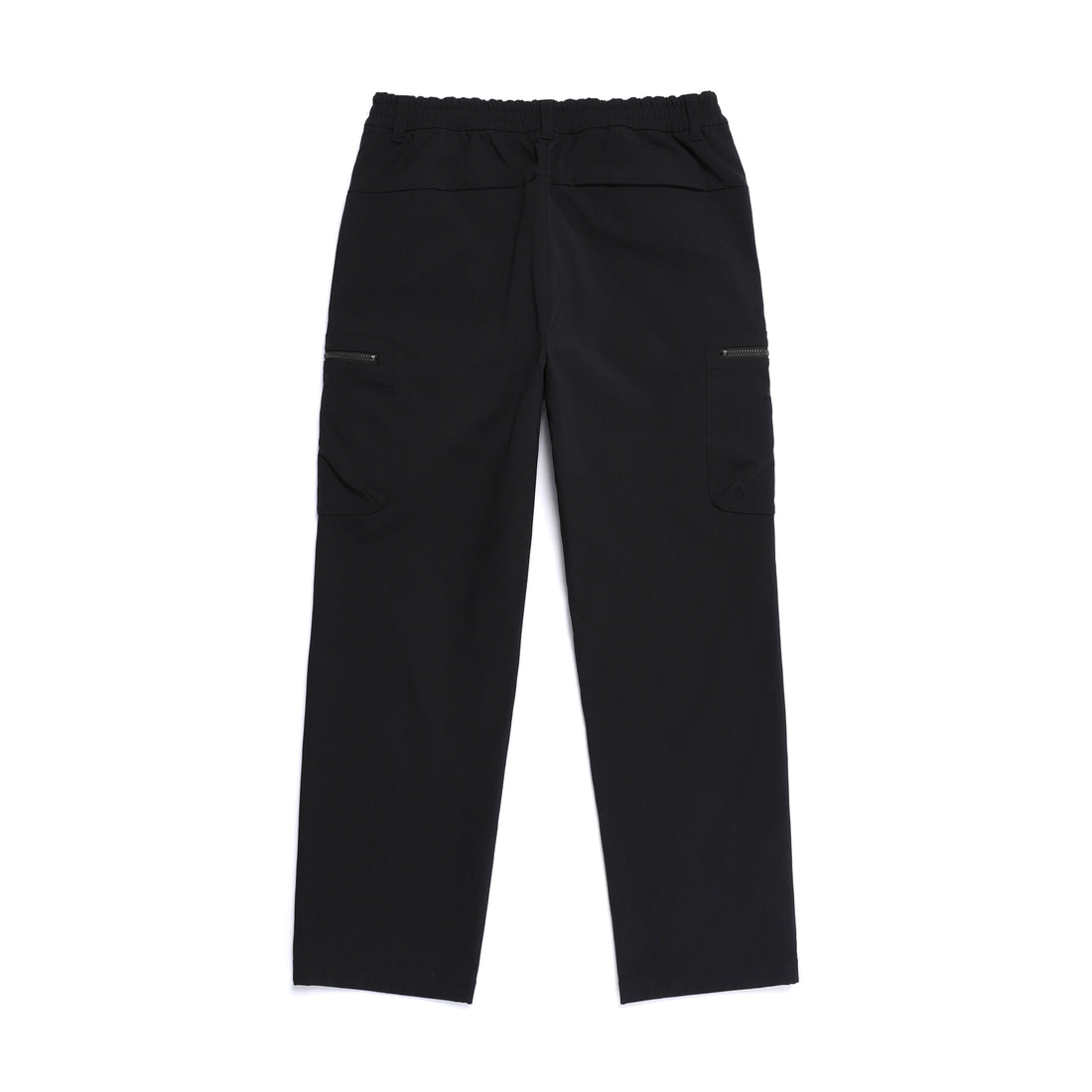 MEN'S CARGO SEMI LOOSE STRAIGHT PANTS- BLACK