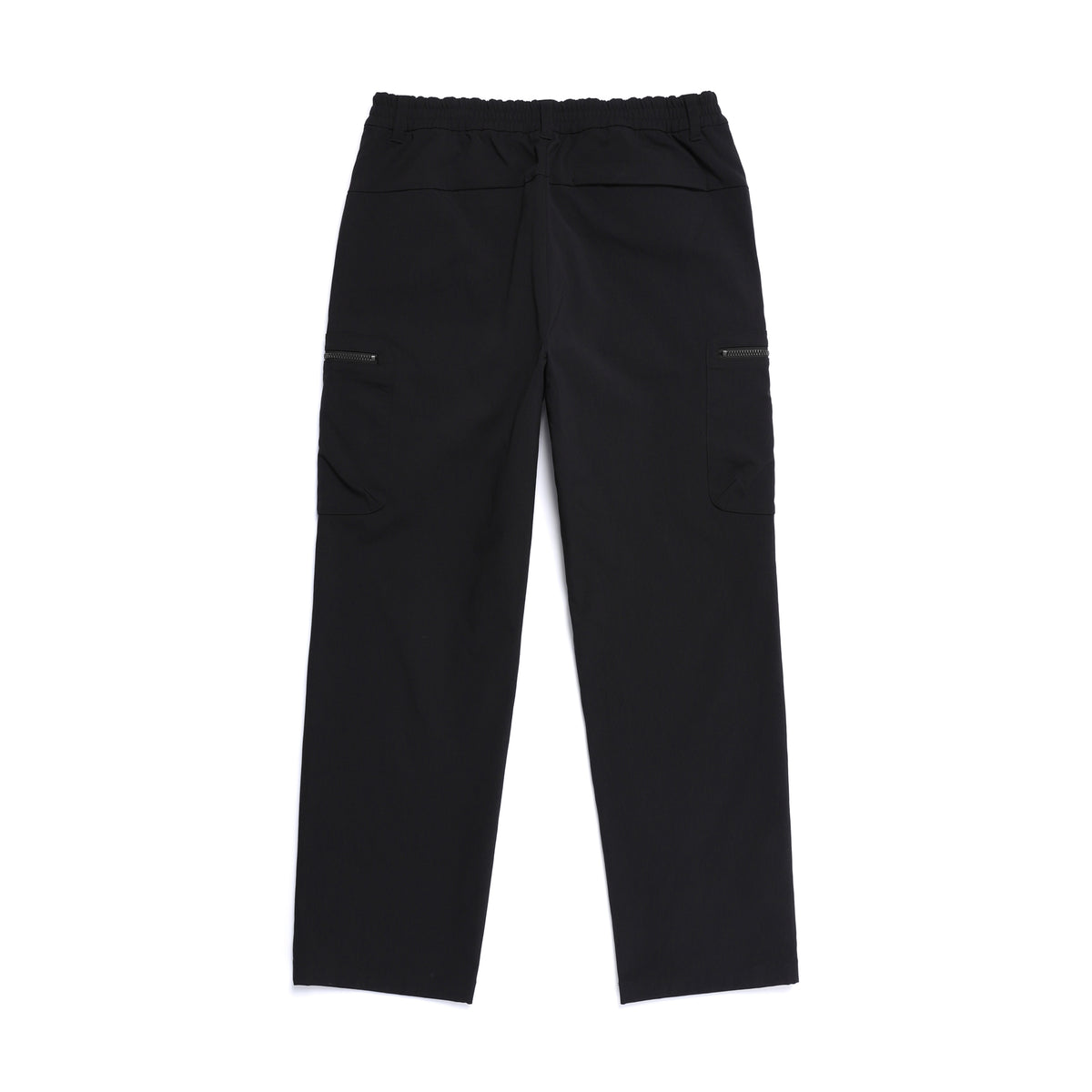 Men'S Cargo Semi Loose Straight Pants- Black