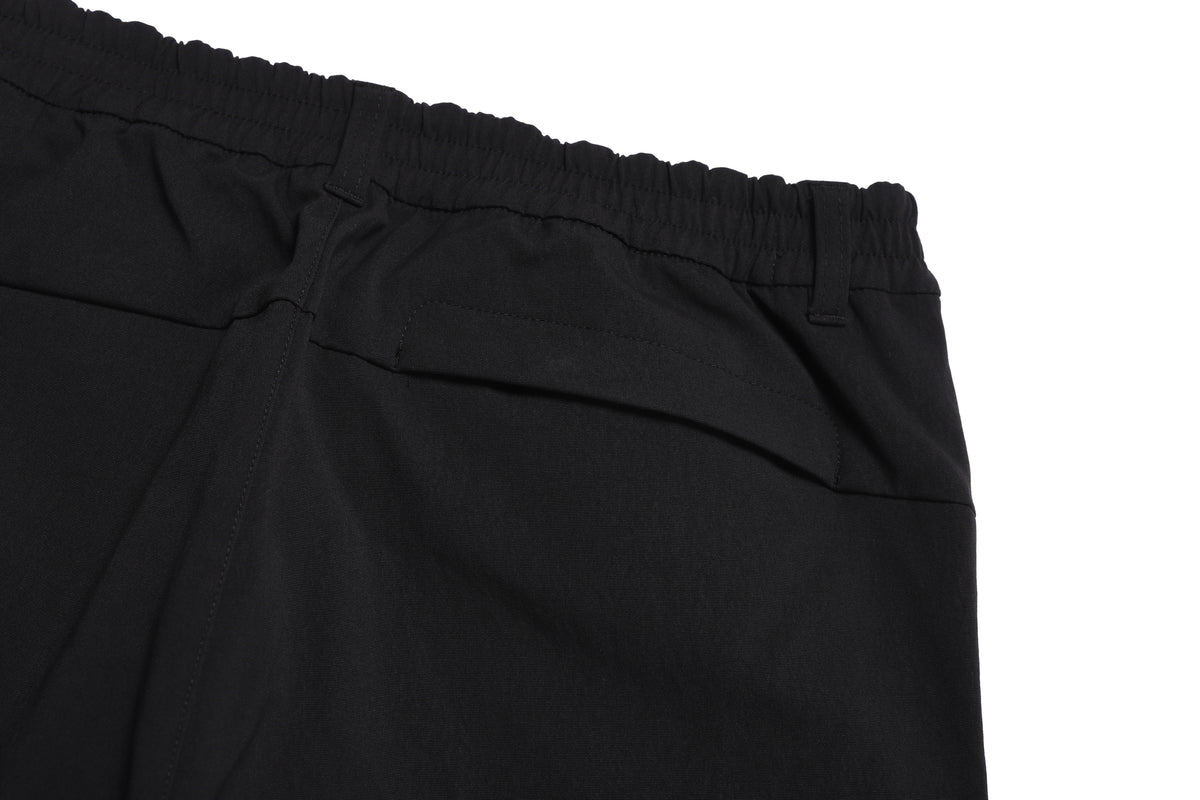 Men'S Cargo Semi Loose Straight Pants- Black