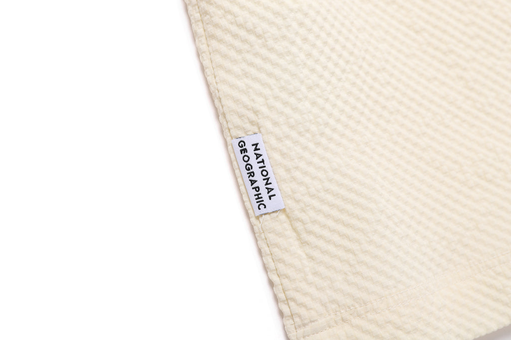 Women'S Seersucker Over-Fit Cover Up Shirt- Butter