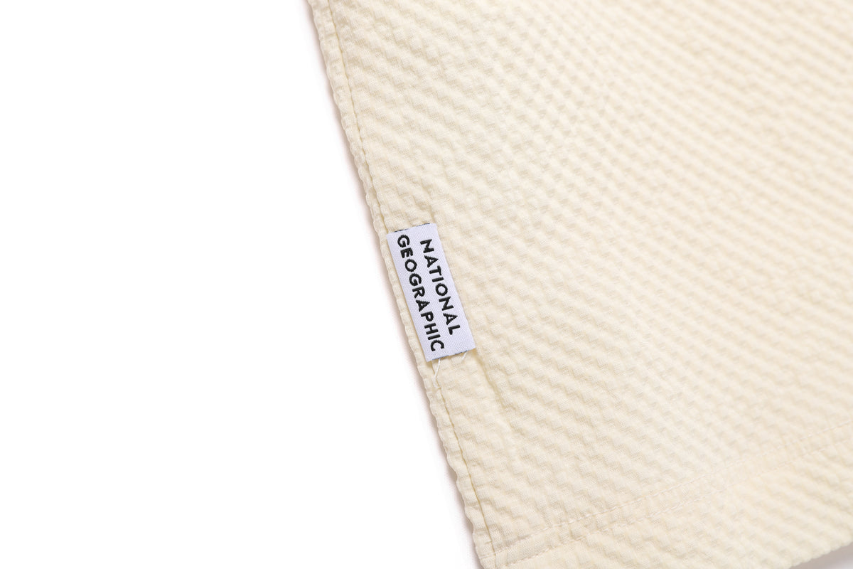 Women'S Seersucker Over-Fit Cover Up Shirt- Butter