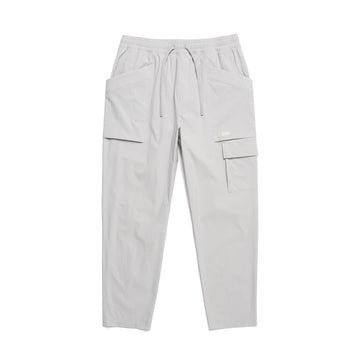 UNISEX ADELIE LIGHTWEIGHT WOVEN STRETCHED TAPERED PANTS- ICE GREY