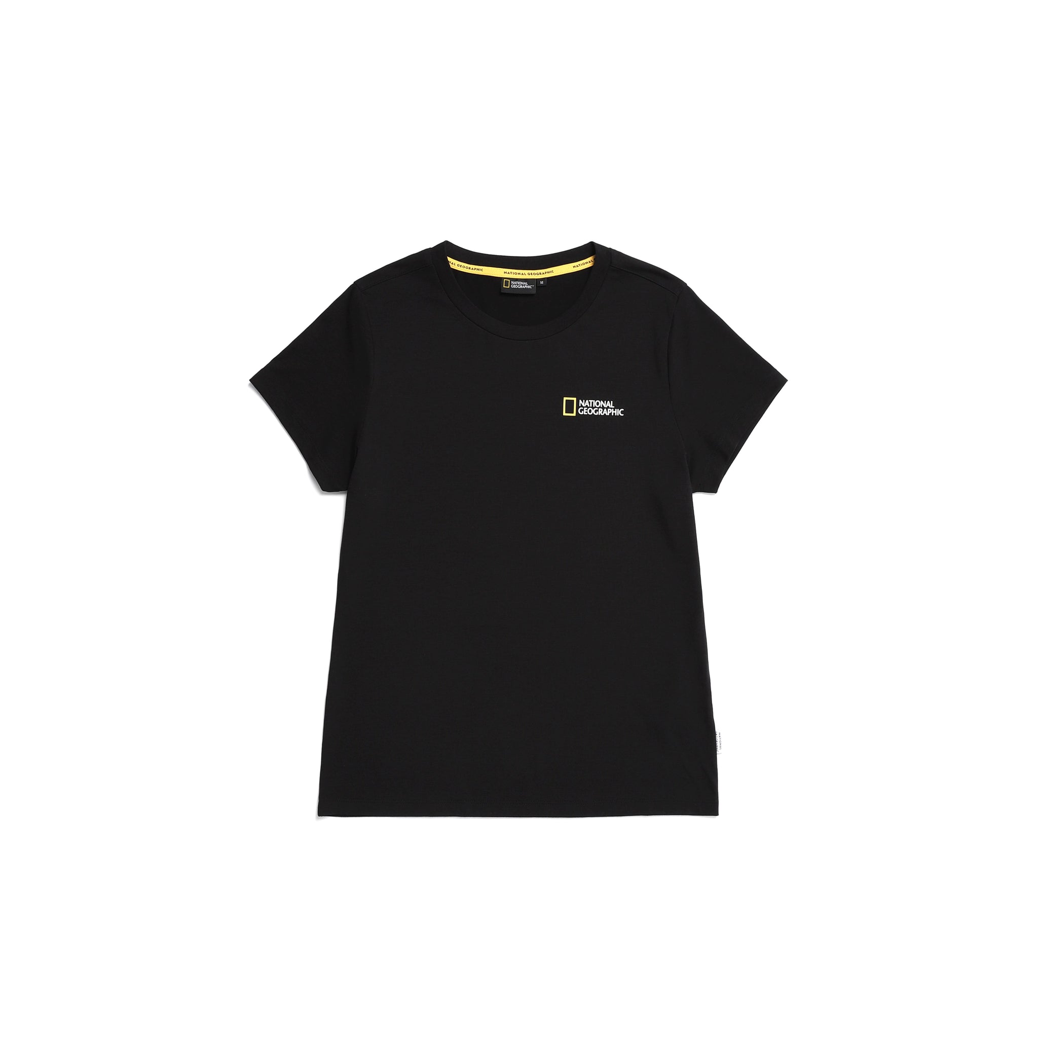 WOMEN'S TROUT LOGO SHORT-SLEEVED T-SHIRT- CARBON BLACK