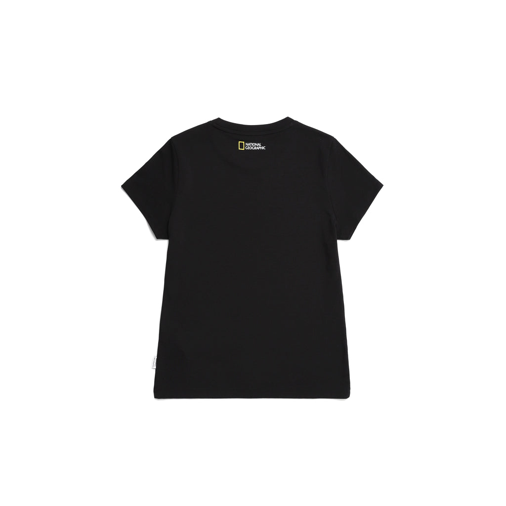 Women'S Trout Logo Short-Sleeved T-Shirt- Carbon Black