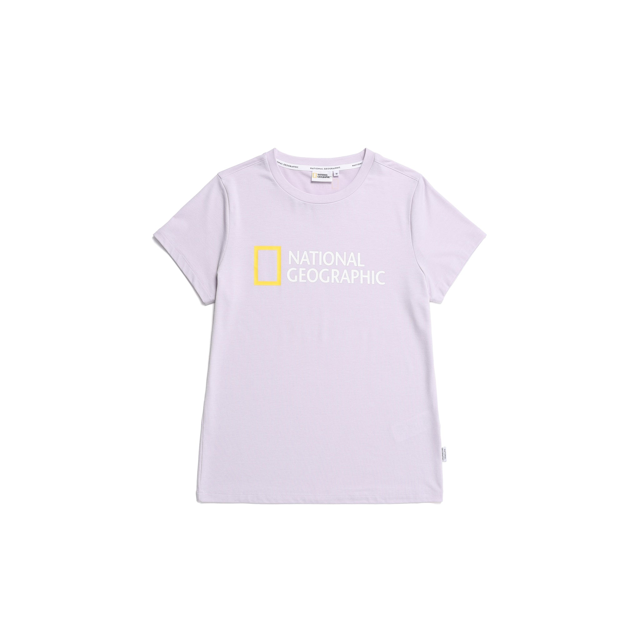WOMEN'S TROUT BIG LOGO SHORT-SLEEVED T-SHIRT- LAVENDER
