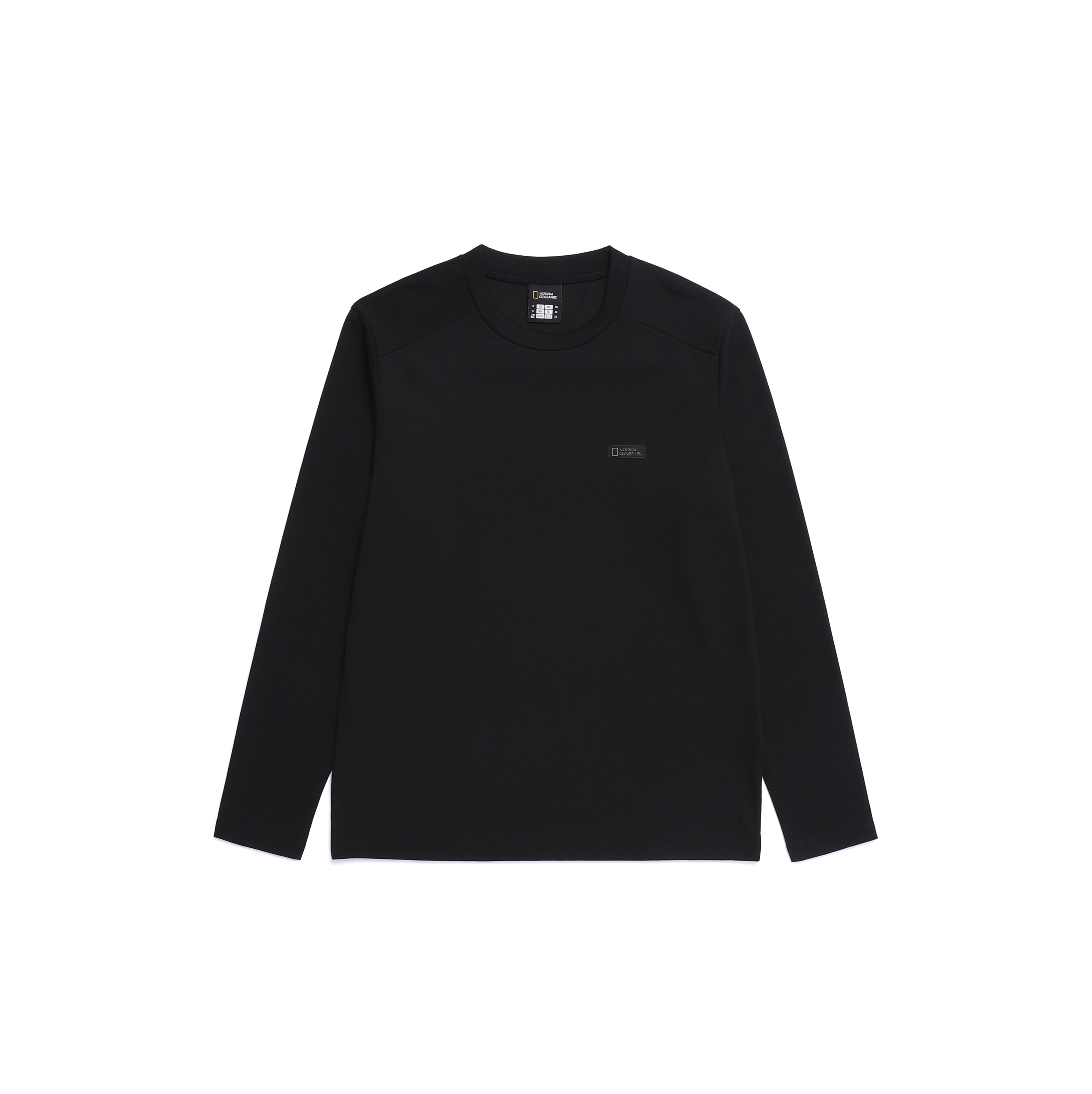 Unisex Caph Small Logo Long Sleeved T-Shirt- Black