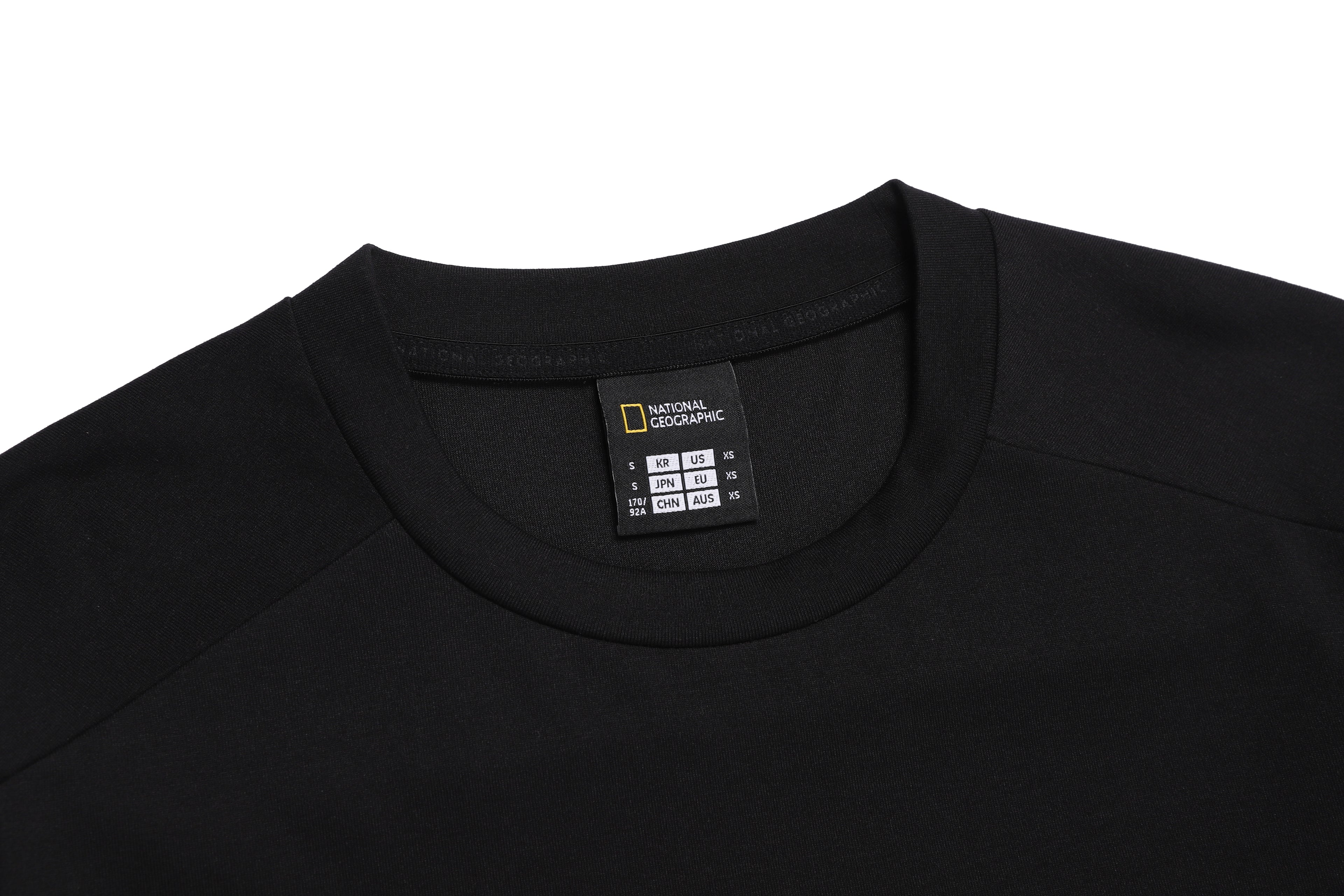 Unisex Caph Small Logo Long Sleeved T-Shirt- Black