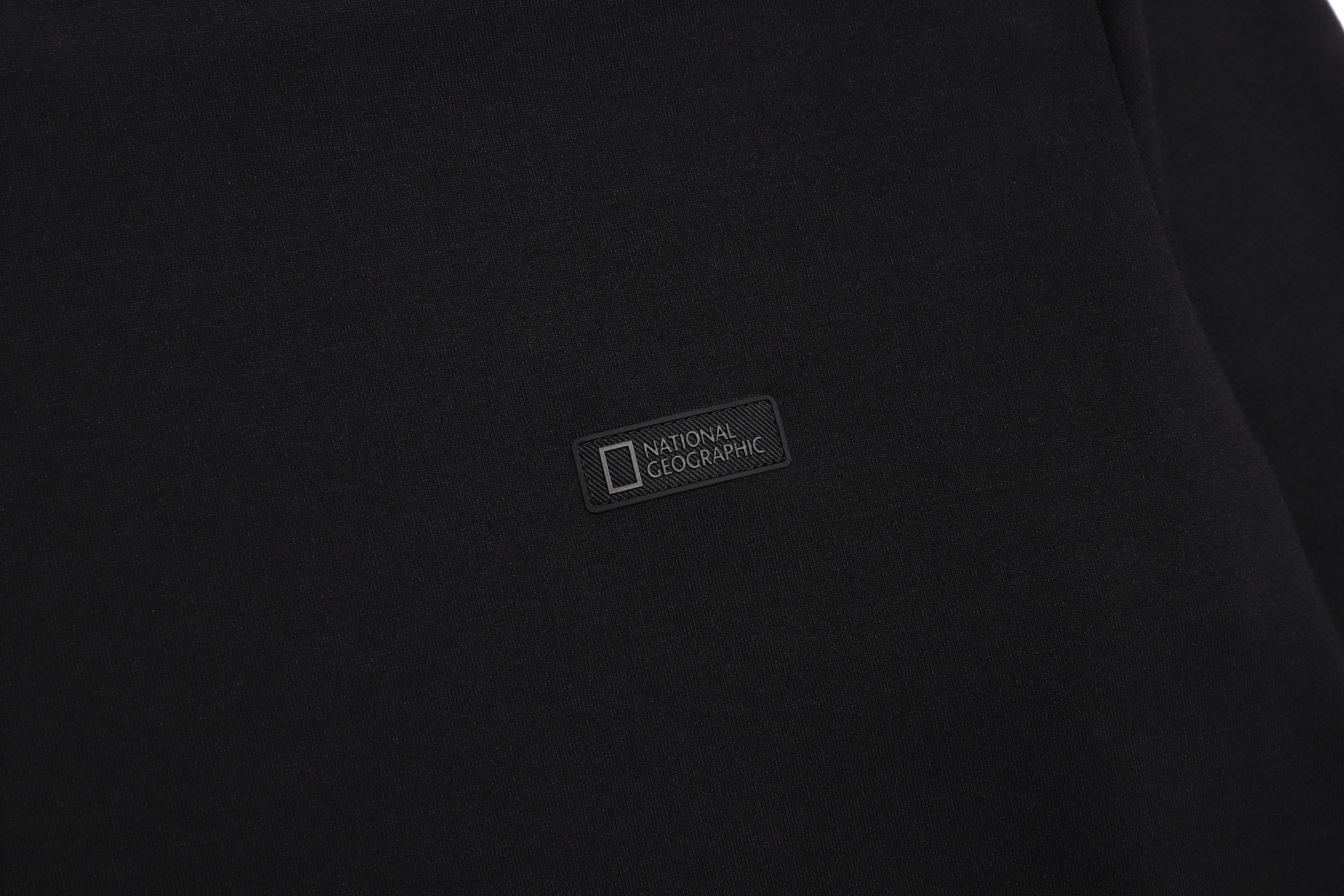 Unisex Caph Small Logo Long Sleeved T-Shirt- Black