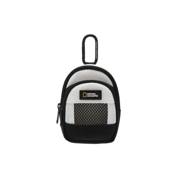 Mesh Backpack Pouch- White