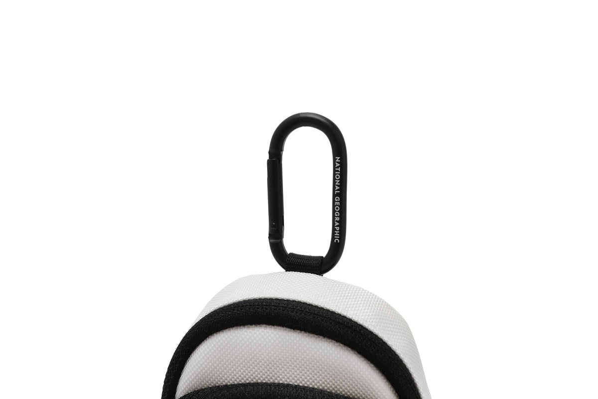 Mesh Backpack Pouch- White