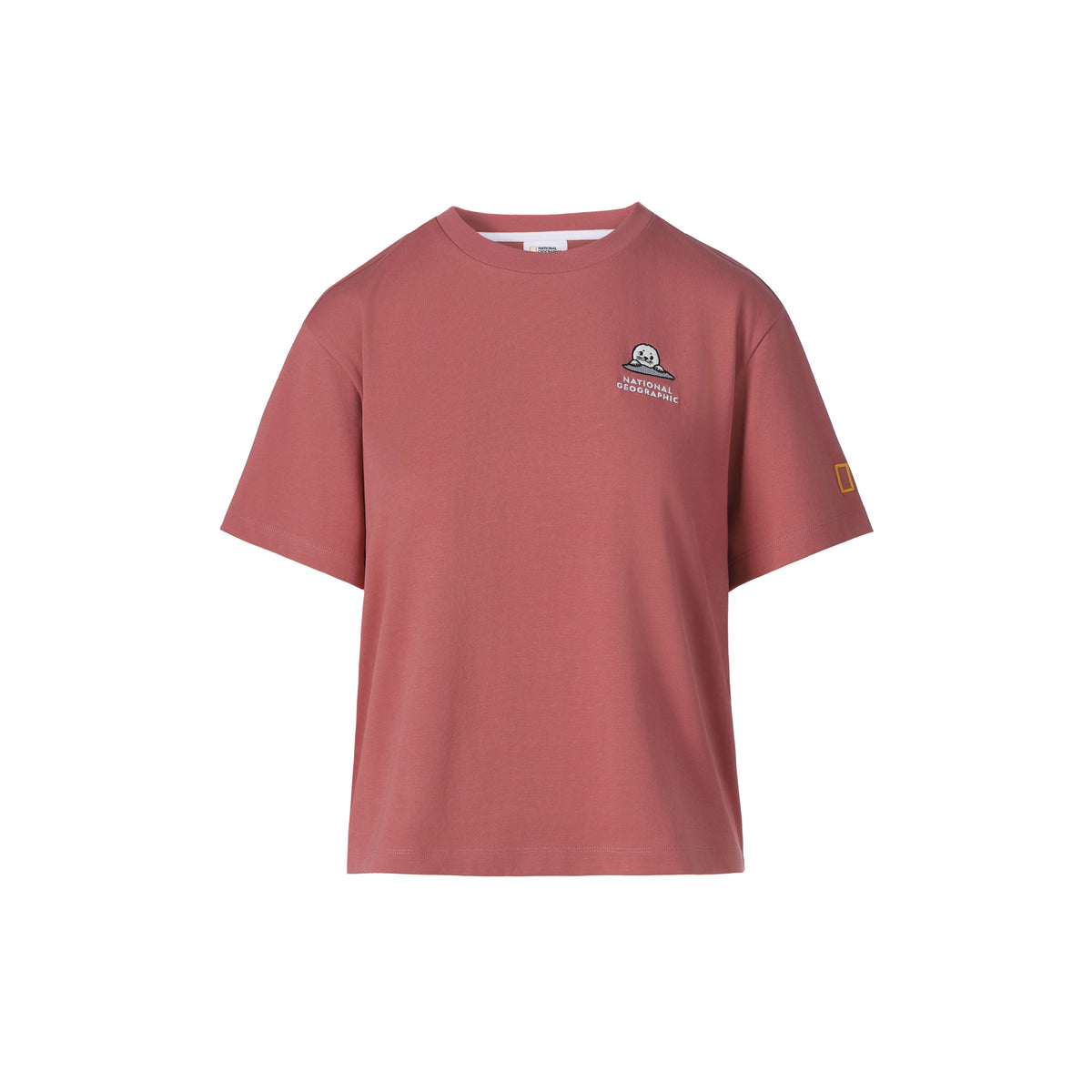 Women's Natgeo "Harp Seals" Graphic Semi-Oversized T-shirt