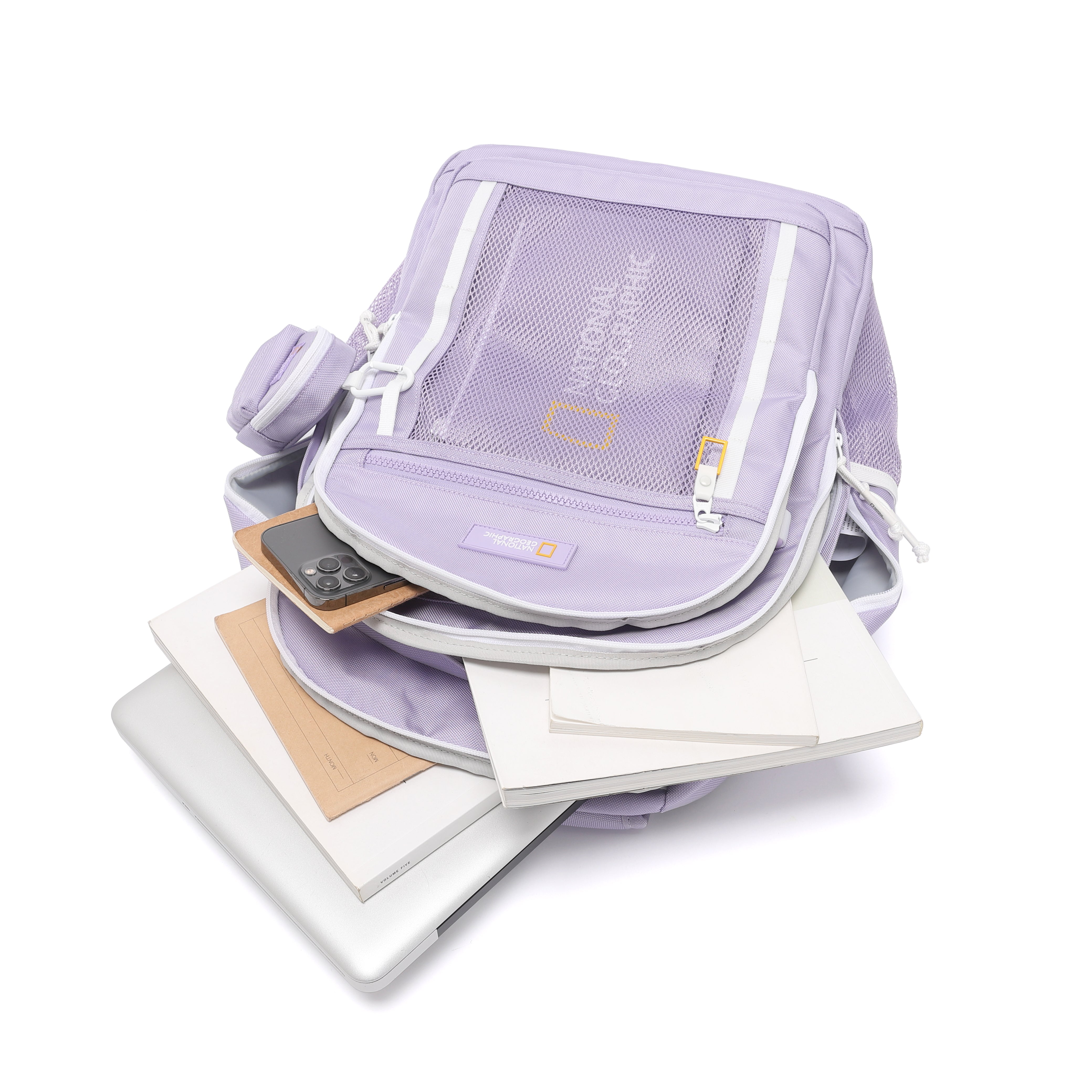 Pouch Backpack- Lavender – National Geographic Apparel