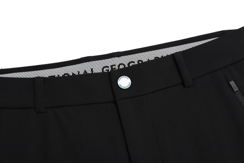 Men'S High Stretch Brushed Pants- Black