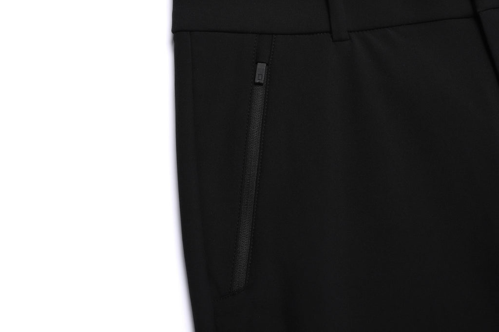 Men'S High Stretch Brushed Pants- Black
