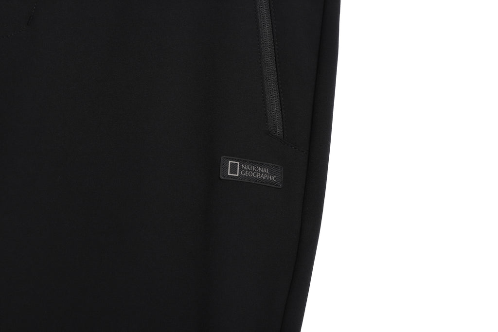 Men'S High Stretch Brushed Pants- Black