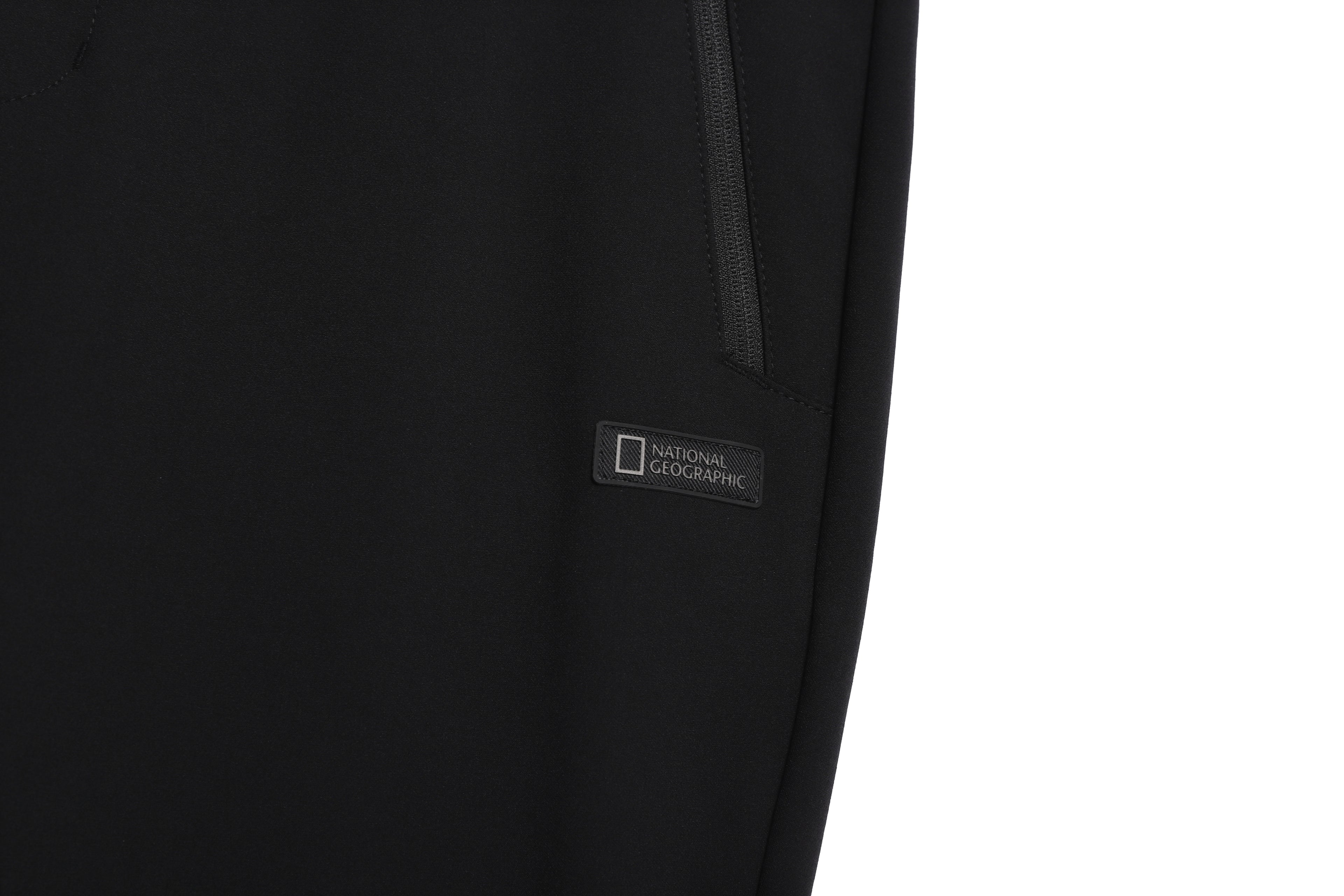 Men'S High Stretch Brushed Pants- Black
