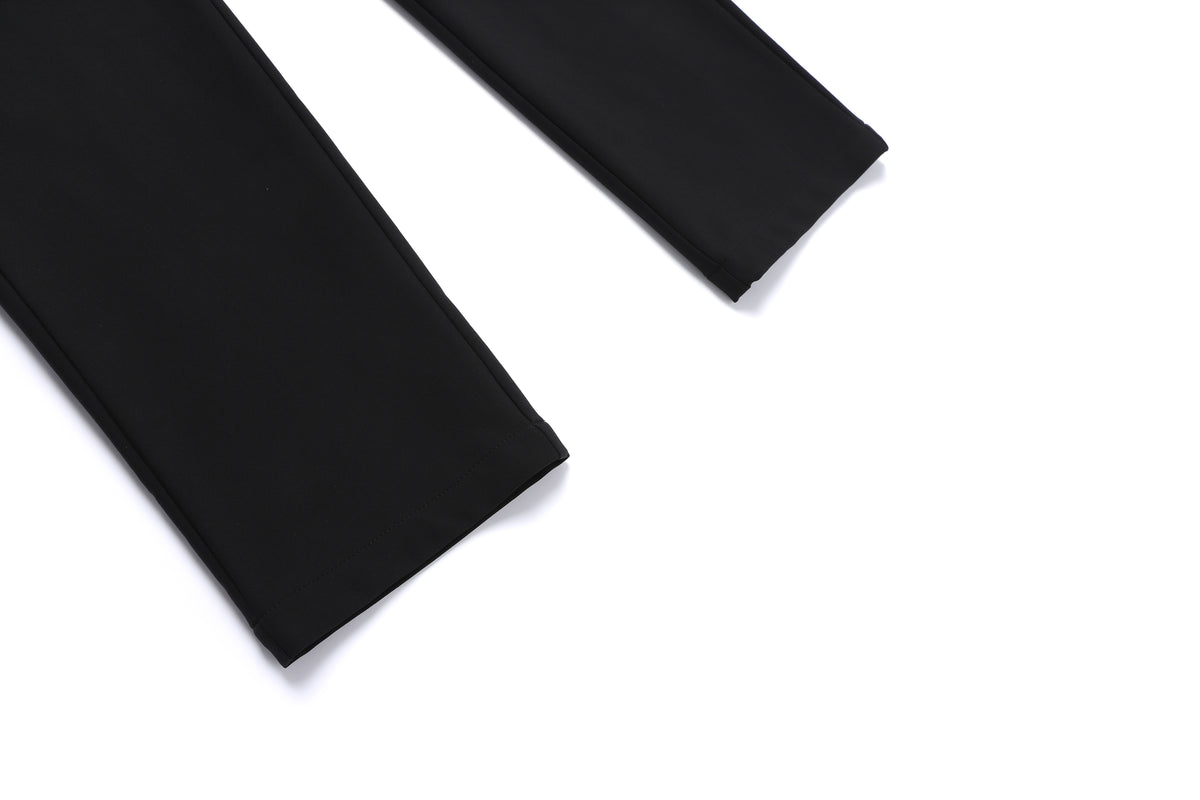 Men'S High Stretch Brushed Pants- Black