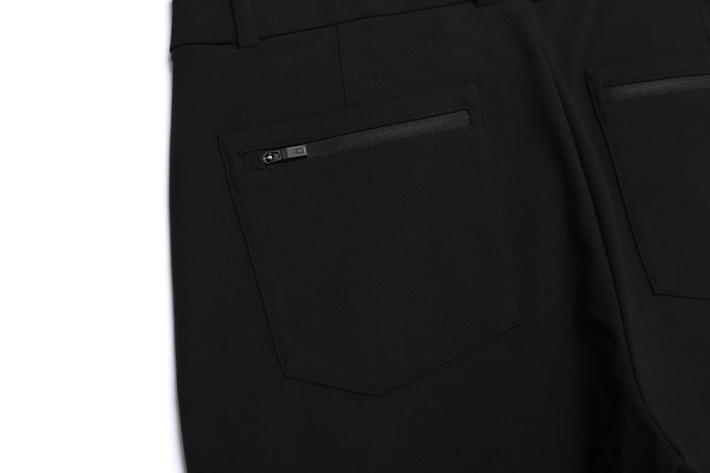 Men'S High Stretch Brushed Pants- Black