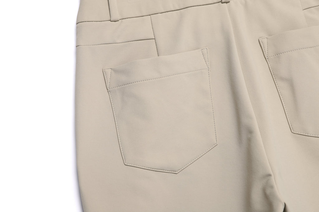 Women'S High Stretch Brush Pants- Mourning Beige
